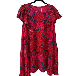Free People Multicolor Floral Dress M NWT